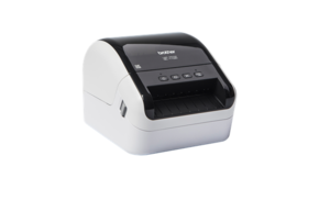 Impresora de etiquetas profesional Brother QL-1100 que permite imprimir etiquetas de hasta 103 mm. de ancho