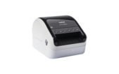 Impresora de etiquetas Brother QL-1100nwb con tarjeta de red integrada y WiFi que permite imprimir etiquetas de hasta 103 mm. de ancho