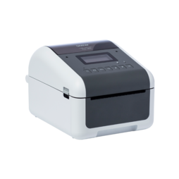 Impresora de etiquetas y tickets de tecnologia termica directa para uso comercial con tarjeta de red, WiFi y bluetooth y una resolucion de 300 ppp Brother TD-4550DNWB