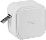 Rotuladora electronica profesional portatil con conexion PC y Bluetooth Brother PTP-910 BT Cube  ancho maximo de 36 mm. Color blanco.