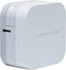 Rotuladora electronica portatil con conexion Bluetooth Brother PTP-300BT Cube color blanco