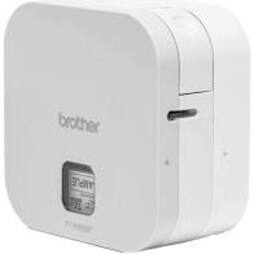 Rotuladora electronica portatil con conexion Bluetooth Brother PTP-300BT Cube color blanco